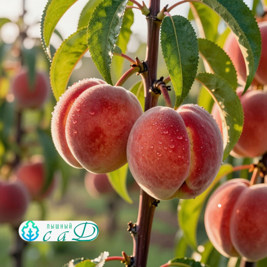 Персик "ФЛЕМИНГ ФЬЮРИ" поздний (срок созревания сентябрь-октябрь)